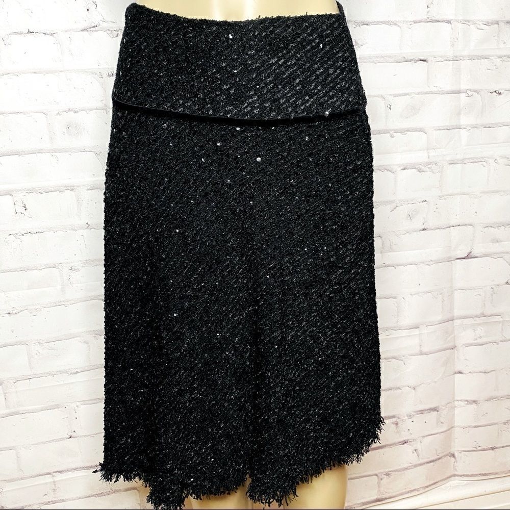 Renato Nucci fringe skirt with sequins size 38/ US size 8